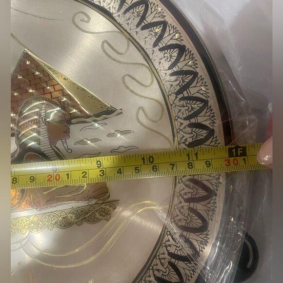 Egyptian Collectable copper plate ancient Egypt handmade art decorative home - Picture 6 of 6